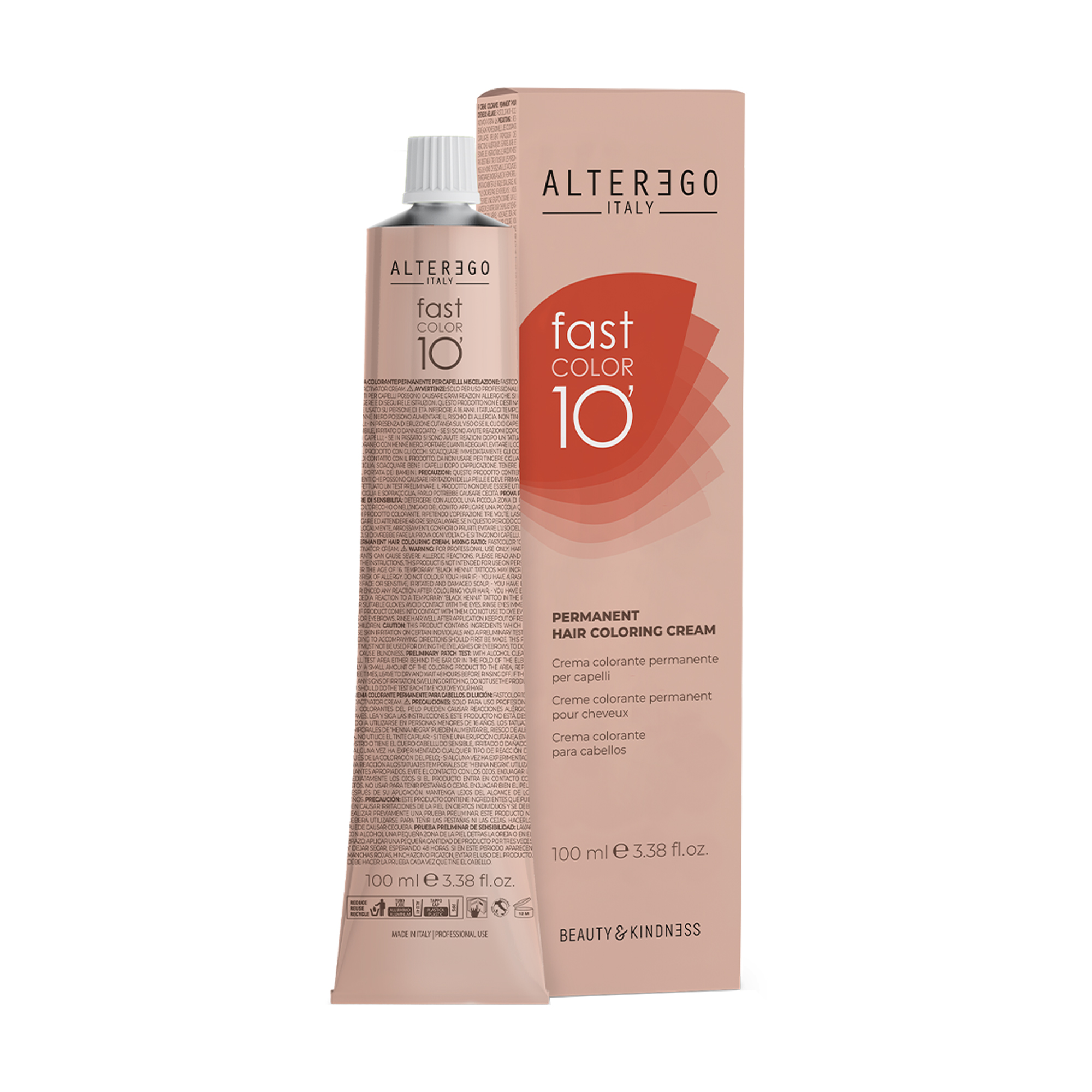 Уцінка! Перманентна крем-фарба для волосся Alter Ego Fast Color 10 Permanent Hair Coloring Cream 5/17, 100 мл